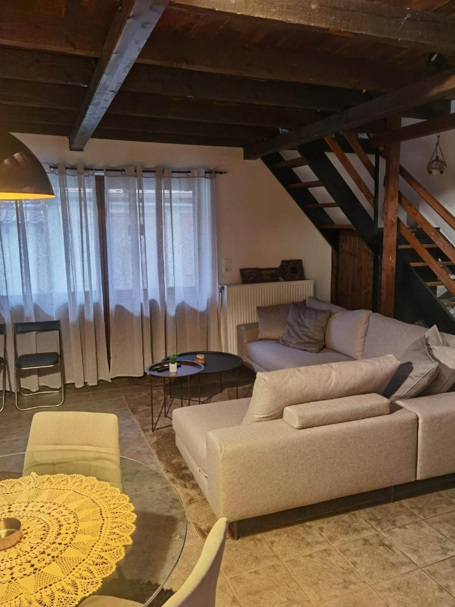Traditional Stone Cottage In Palio Elatohori Extérieur photo